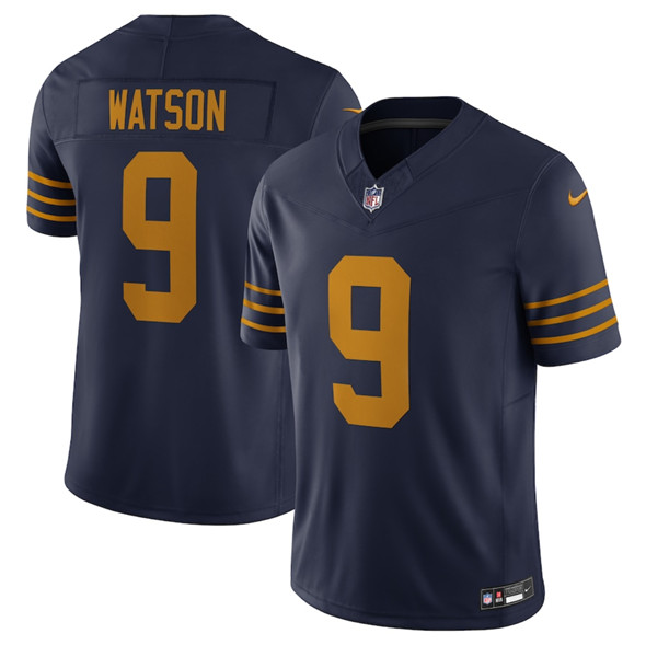 Men's Green Bay Packers #9 Christian Watson Navy The 1923 Classic Vapor F.U.S.E. Limited Football Stitched Jersey