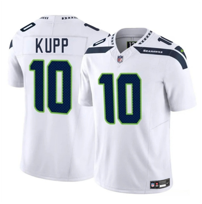 Youth Seattle Seahawks #10 Cooper Kupp White 2025 F.U.S.E Vapor Limited Stitched Football Jersey