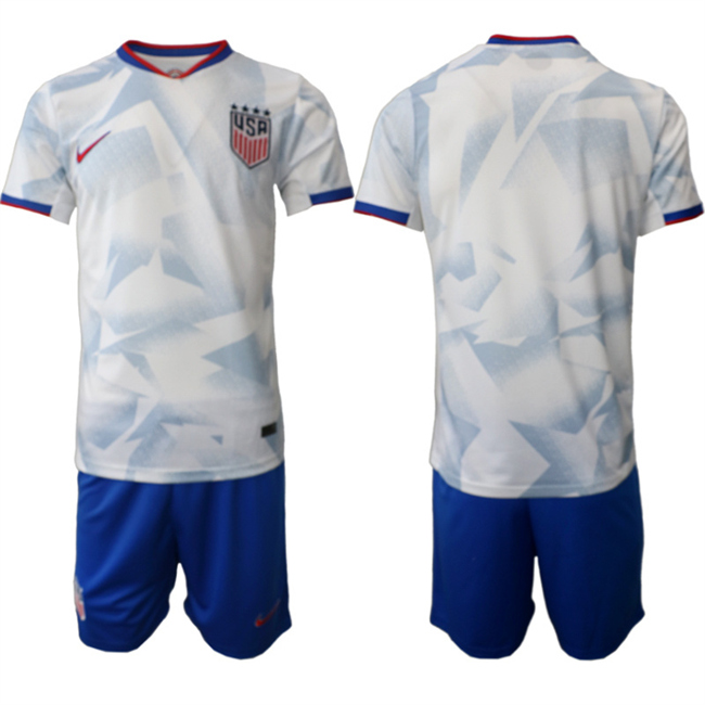 Men's United States Custom White 2026 World Cup Home Soccer Jersey Suit