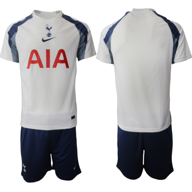 Men's Tottenham Hotspur Blank 2026 White Home Soccer Jersey Suit