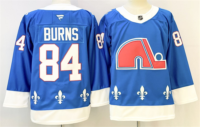 Men's Colorado Avalanche #84 Brent Burns Blue 2025 Stitched Hockey Jersey