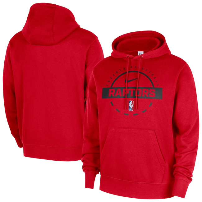 Men's Toronto Raptors Red 2026 Practice Club Pullover Hoodie