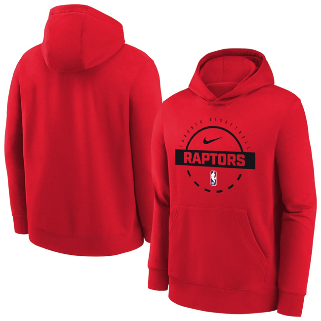 Men's Toronto Raptors Red 2026 Practice Club Pullover  Hoodie