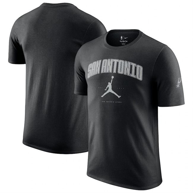 Men's San Antonio Spurs Black Essential Cities T-Shirt