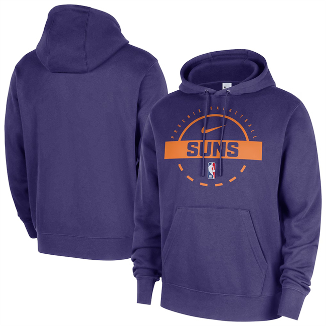 Men's Phoenix Suns Purple 2026 Practice Club Pullover  Hoodie