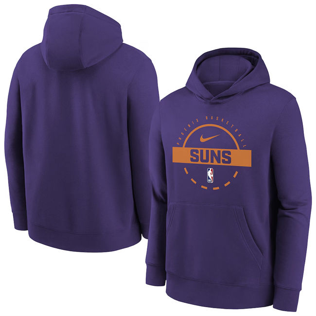 Men's Phoenix Suns Purple 2026 Practice Club Pullover Hoodie