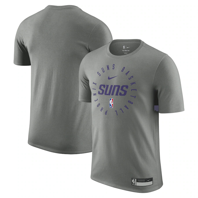 Men's Phoenix Suns Grey 2025 Legend On-Court Practice Performance T-Shirt