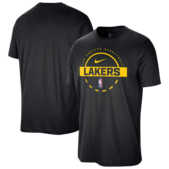 Men's Los Angeles Lakers Black Practice T-Shirt