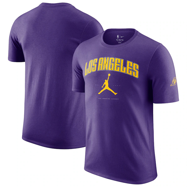 Men's Los Angeles Lakers Purple Essential Cities T-Shirt
