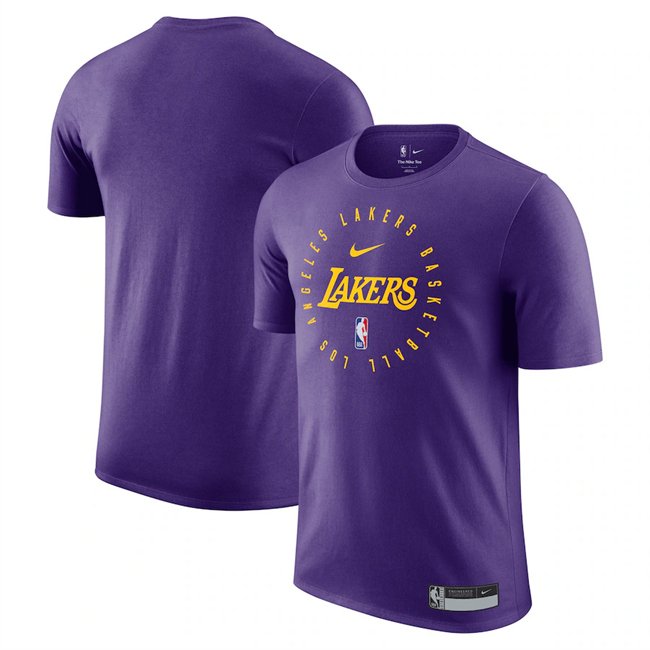 Men's Los Angeles Lakers Purple 2025 Legend On-Court Practice Performance T-Shirt