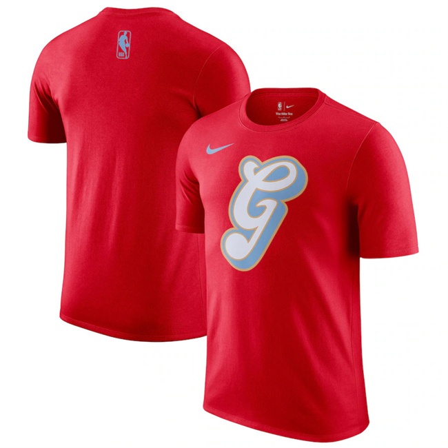 Men's Memphis Grizzlies Red 2025 City Edition Essential Logo T-Shirt