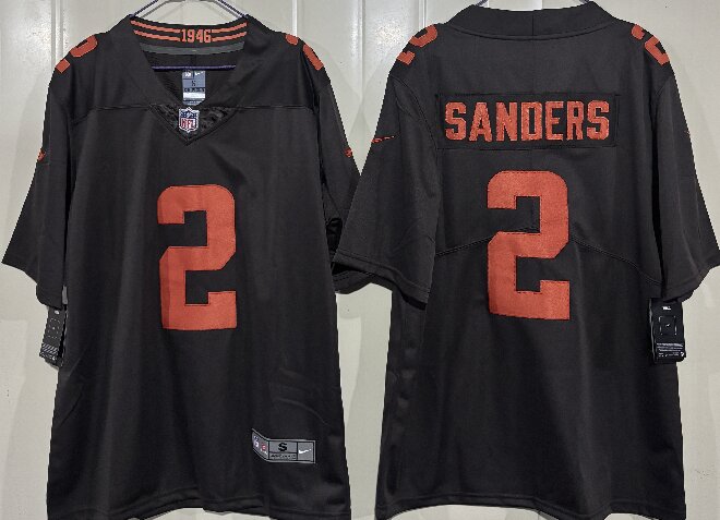 Men's Cleveland Browns #2 Shedeur Sanders Brown 2026 'Alpha Dawg Edition' Vapor Limited Stitched Football Jersey
