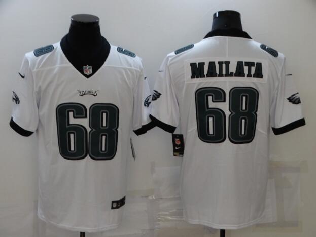 Nike Eagles 68 Jordan Mailata White Vapor Untouchable Limited Jersey